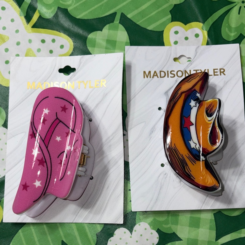 Madison Tyler cowboy hat Hair Clips